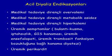 Acil Diyaliz Endikasyonlar